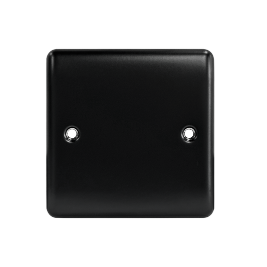 CA Blank Plates & Flex Outlets (Matt Black) Thrion
